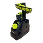 Sakurai Calflex CT-014 Soft & Hard Tennis Machine, Toss Angle and Spacing 3 Levels, Adjustable Height 4 Levels, Dark Blue