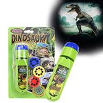 Pup Go Dinosaur Torch and Projector with 3 Discs 24 Images, Dinosaur Toys for Boys, Cool Kids Torch, Dinasour Gifts Ideas Present for Toddler and Age 3 4 5 6 7 Year Old Children(Dino)