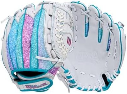 Wilson 2026 A440 Flash 11.5" Fastpitch Softball Glove - Right Hand Throw, White/Flamingo Pink