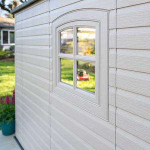 Lifetime Outdoor Storage Shed, 8 x 15 ft – Desert Sand