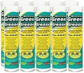 Green Grease 1003 Synthetic Waterproof High Temperature Grease, 14 Oz. Tube (Pack of 10)