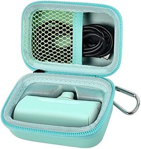 Portable Charger Power Bank Case for Swyop/for Feob/for Charmast/for JEJILL/for LanLuk/for VEGER/for iWALK/for Taegila/for Kuulaa and More Small Charging Battery Pack - Bag Only (Green)