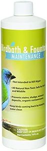 Sanco Bird Bath & Fountain Maintenance, Fast-Acting Enzyme-Based Formula Will Extend The Life of Your Water Feature, Aid in Maintaining a Balanced Ecosystem, 16 oz
