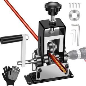 Manual Wire Stripping Machine – Adjustable Copper Wire Stripper Tool for 0.06"–1" Cable, Hand Crank or Drill Powered Scrap Wire Stripper for Copper Recycling