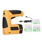 Electric Staple Gun, Cordless Staple Gun Kit Portable Rechargeable Battery Staple Gun Electric Staple Gun with USB for Carpentry, Brad Nailers