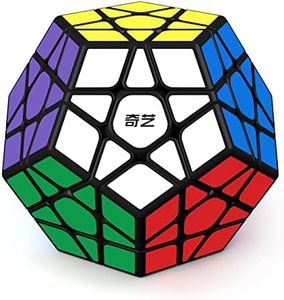 ROXENDA Dodecahedron Cube, Pentagon Speed Cube - Easy Turning & Smooth Play (Black)