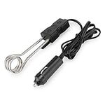 ihreesy 12V Car Immersion Heater,Portable Kettle Travel Immersion Kettle Heater Car Water Boiler Heater Element Mini Water Heater Travel Immersion Heater for Travel Picnic Camping