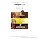 Simply Protein Best Sellers Variety Pack Protein Bars, Gluten Free, Vegan, High Protein Snacks, 15 Count