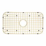 Starstar Sinks Protector Matte Gold 304 Stainless Steel Kitchen Sink Bottom Grid, Rack (26 L x 14-3/8 W)