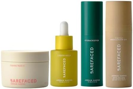 Barefaced Core Four (Retinoid Alternative) - Toning Pads II, Liquid Gold, Overachiever, Tinted SPF