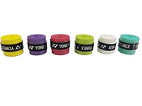 Yonex AC 102EX Pack of 6 Rubber Badminton Grip (Assorted) Badminton Super Grip