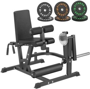 HANDBODE 8-in-1 Leg Extension and Curl Machine with 100 lb Plate Set A