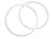 "Twin Pack: 2 GJS Gourmet Silicone Gaskets or Pressure Rings Compatible With Carey DPC-9SS, Smart Pressure Canner & Cooker, Stainless Steel, 9.5 Quart". These gaskets are not created or sold by NESCO.