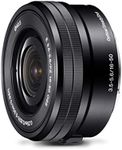 Sony SELP1650 APS-C E-Mount PZ 16-50mm F3.5-5.6 OSS Lens, Black