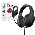 Lioncast LX25 Gaming Headset - Stereo Sound Headphones with 50mm Neodymium Drivers - Compatible with Windows PC, Mac, Nintendo Switch, PS5, PS4, Xbox One - Detachable Microphone, Memory Foam Ear Pads