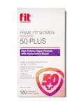 Multivitamins for Women by FIT Foundations™ | Prime Fit Women - 50 Plus | Made in Canada | For Bone Health, Collagen Formation, & Energy Production | Loaded w/Phytonutrients | Vegan | 180 Caplets
