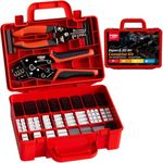 PEBA Crimping Tool Connector kit, 26 Types JST-XH 2.5mm/Dupont 2.54mm Connector Kit, Micro Connector Pin Crimping Tool AWG32-20 for JST-XH/SM/SYP/PH, VH3.96mm, Dupont, KF2510, Molex, etc