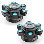 2PCS 180W Moving Head Stage lights with Remote Control DJ Lights 6 Arms with Gobos Mixed Lighting Effects Disco Lighting for Party Club Wedding Bar