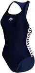 Arena Women's Icons Swimsuit, One Piece Navy