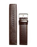 EXOR Brown colour leather watch strap with Flat Finish of 22MM genuine Watch leather Strap/band for men and women