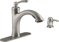 Kohler R16399-SD-VS Elliston Pullout Kitchen Faucet Vibrant Stainless