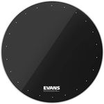 Evans EQ1 Resonant Black Bass Drum Head, 20 Inch