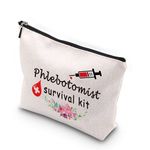 Generic WCGXKO Phlebotomist Survival Kit Phlebotomy Graduation Gift for Technician Hematologist Medical Technologist Zipper Pouch Makeup Bag (Phlebotomist Survival), Phlebotomist Survival