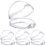 Dummy Case, 4 Pack Transparent Baby Dummy Case Pacifier Case Soother Pod Storage Box Pacifier Holder Box for Kids