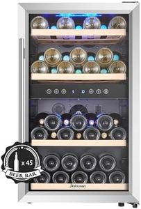 Kalamera Cabina vino 2 zone 45 bottiglie120 litri