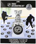 Amscan Sports & Tailgating NHL Trophy & Pugs Table Decorating Kit, Multi Color, 13.8 x 11.8