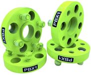 PBX1 25mm/1inch Wheel Spacers For Swift, Dzire, Ciaz, Baleno, Fronx, Verna, i10, i20, Santro, City, Amaze, Give Muscular Look, Improve Handling, Durable Build 9kg Weight. 4 holes 100 PCD Set of 4
