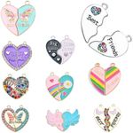 20PCs Bulk Enamel Best Friend Charm