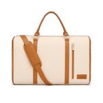 FUOCO 2-in-1 Convertible Garment Duffle Bag Men Women | Suit Carrier & Weekend Luggage | Wrinkle-Free Carry-On Bag for Men & Women | Large Leather-Style Foldable Duffle Bags for Travel