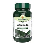 Natures Aid Vitamin B6 100 mg, Pyridoxine, Suitable for Vegans, 100 Tablets