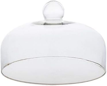 Cabilock 1pc Screen Tent Glass with Lid Cake Stand Cover Straw Serving Plate Cover Decorative Serving Tray Food Protector Dessert Cheese Its Cupcake Cover Micro-Wave Oven Cake Pan
