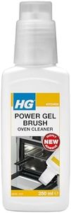 HG Power Gel Brush Oven Cleaner, Professional Grade Heavy Duty Oven Cleaning Kit, Gas Oven & Electric Oven or Air Fryer Oven Cleaner & Degreaser, Fan Oven Cleaner & Effective Kitchen Cleaner - 250ml