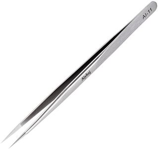 Precision Tweezer, Upgraded Professional Pointed Tweezer, High-end Stainless Steel Tweezer for Craft, Electronics, Soldering, Model, Laboratory Work, Jewelry-Making