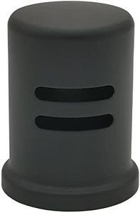 Dishwasher Air Gap Cover Black only, Skirted, Replacement Black air gap dishwasher,Solid Brass,Matte Black Finish