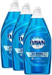 (Original, 710ml - 3 Pack) - Dawn Ultra Liquid Dishwashing Dish Soap, 3X More Platinum Advanced Power Clean - 710ml x 3 Count (Total 2130ml)