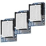 AZDelivery Prototyping Prototype Shield Mini Breadboard 5V 1A 2.54mm SYB-170 compatible with Arduino Including E-Book! (Pack of 3)