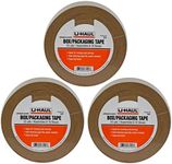 U-Haul Moving Box Paper Tape (Ideal for Moving, Packing, Storage Boxes) - Pack of 3 Rolls (55 Yard Rolls, 165 Yards Total) - Easily Tears by Hand