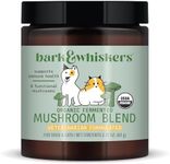 Bark & Whiskers Organic Fermented Mushroom Blend for Cats and Dogs, 2.11 Oz. (60g), 60 Scoops, Supports Digestive and Immune Function, Veterinarian Formulated, Non-GMO, USDA Organic, Dr. Mercola