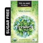 TE-A-ME Mint Green Tea | Iced Green Tea | 18 Premium Pyramid Infusion Ice Tea Bags | Iced Tea