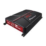 DJ Tech Pro Pioneer GM-A4704 4-Channel Bridgeable Amplifier,Black/red