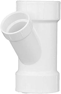 Charlotte Pipe Reducing Wye PVC Dwv 7.6cm X 7.6cm X 5.1cm 45 Deg. Schedule 40