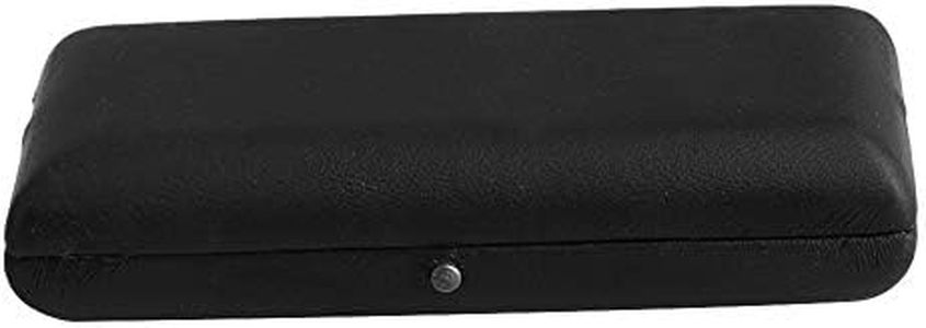 Bstinay Black Wooden & PU Leather Oboe Reed Case Holder Storage Box for 3pcs Oboe Reeds