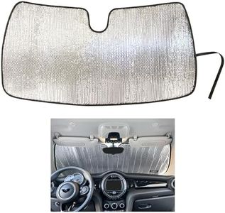 YelloPro Custom Fit Front Windshield Sunshade for 2015 2016 2017 2018 2019 2020 2021 2022 2023 2024 Mini Hardtop 4 Door, Cooper, Cooper S, John Cooper Works, UV Protection Accessories [Made in USA]
