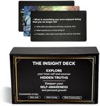 The Insight Deck - Premium Soft-Touch Self-Reflection Cards | Matte Finish & Durable Card Stock | Personal Growth & Introspection Tool