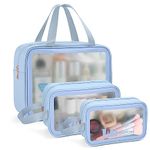 MAANGE Toiletry Bag…, very peri-Blue, Zippered See-through and Roomy Toiletry Bags for Travel Or Daily Use