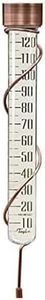 Taylor Heritage Collection Glass Rain Gauge, 5 Inch Capacity, Bronze